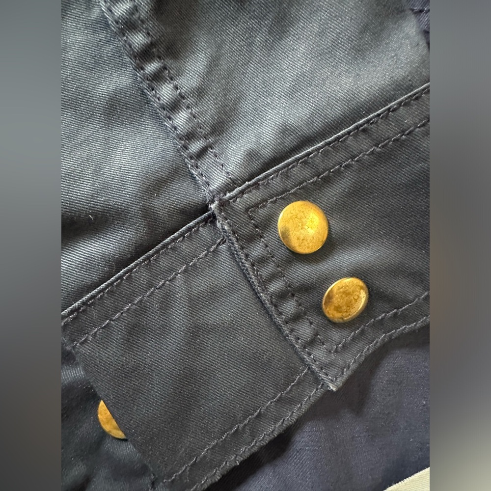 J. Crew Navy Blue Women's Zip up Field Jacket - Picture 9 of 11